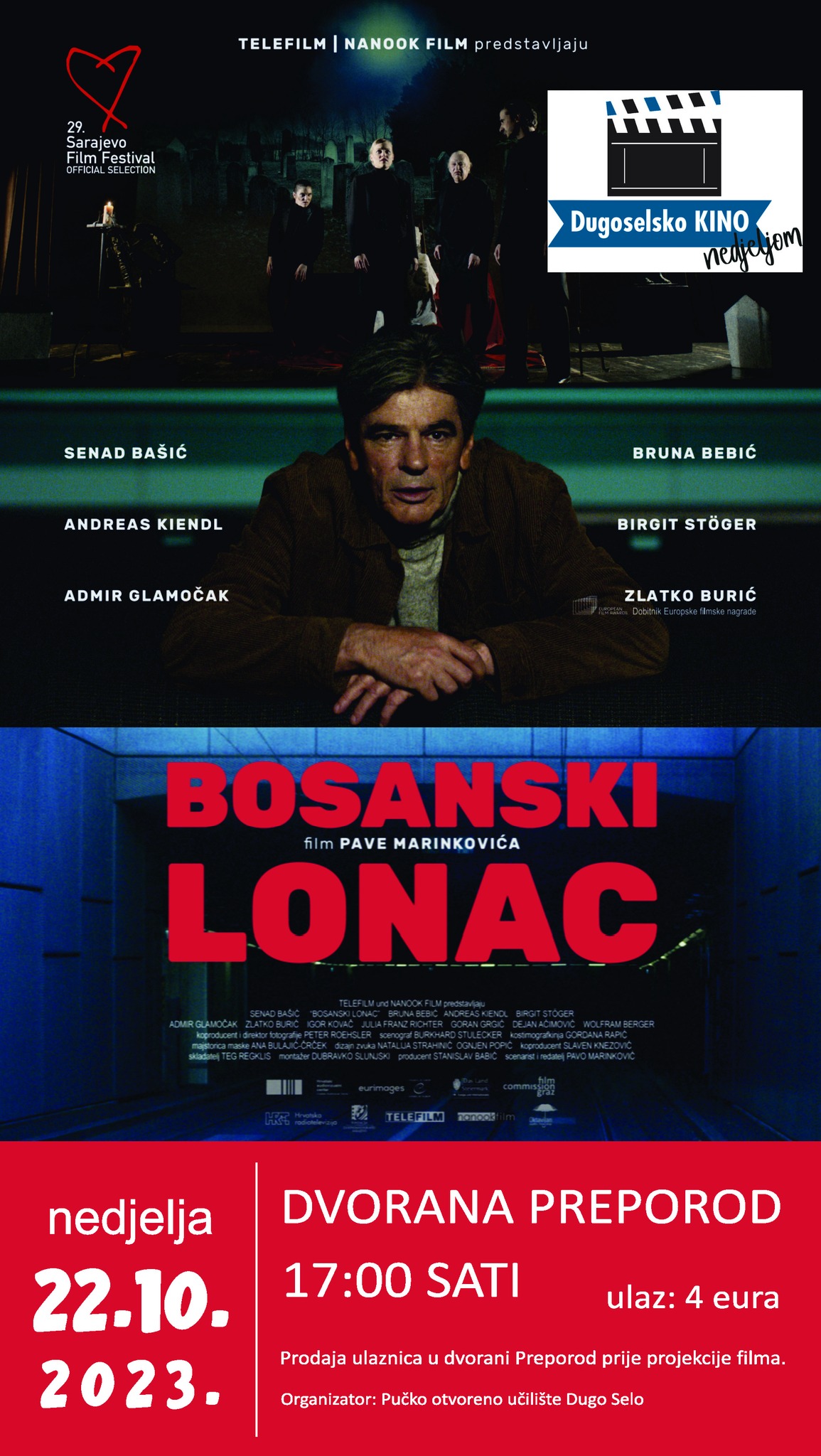 Dugoselsko kino nedjeljom:  Film "Bosanski lonac"
