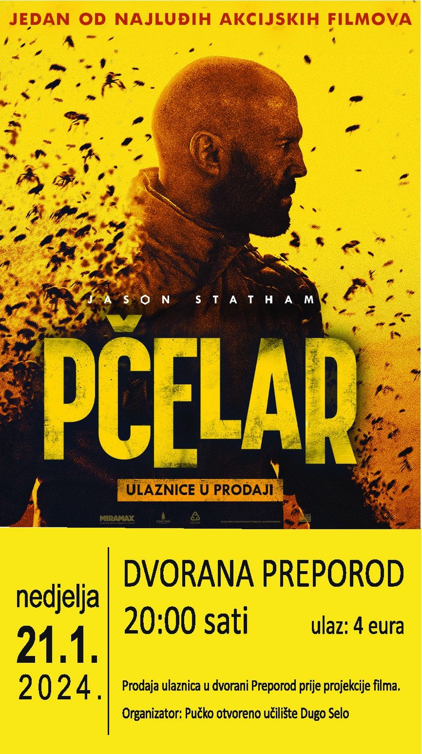 Ove nedjelje akcijski film "Pčelar"